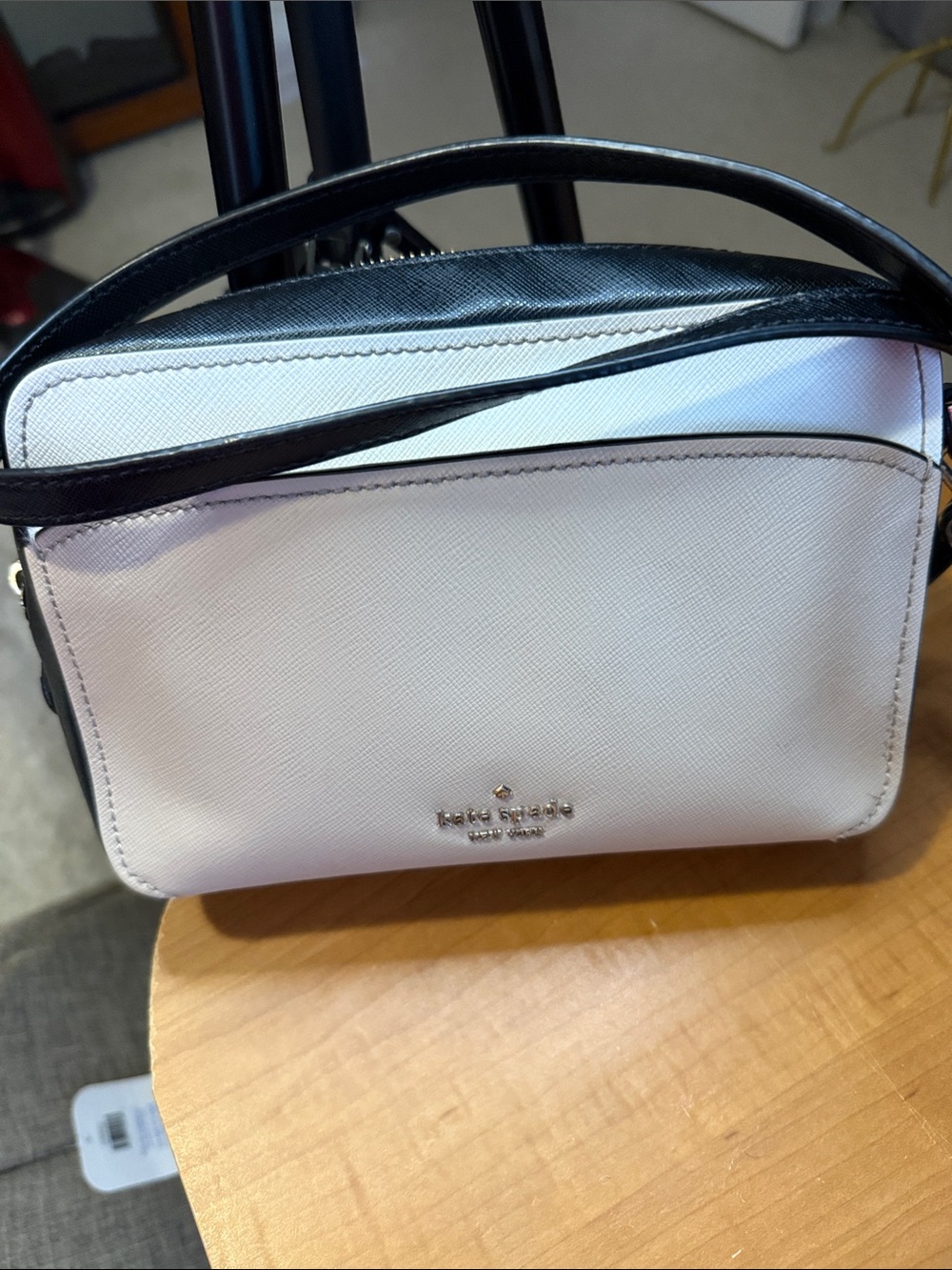 kate spade Three-Tone Black, cream, beige Crossbody Bag so classy and elegant - Picture 9 of 9